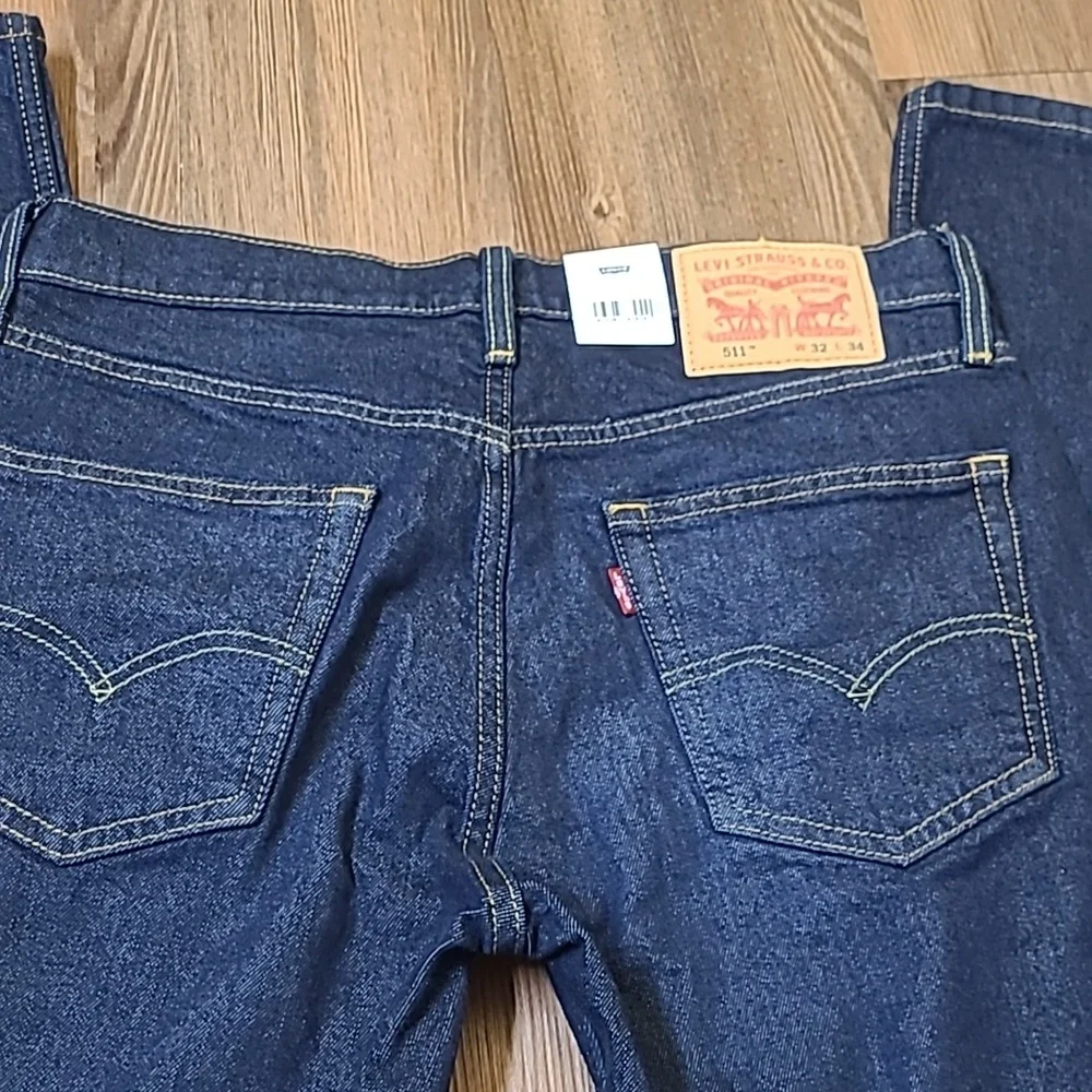 Levi's Men's Slim Jeans - Dark Blue new for men‎ zise32×34.